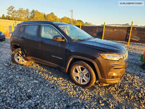 2022 Jeep Compass Latitude VIN 3C4NJDBB9NT205867 фото 4