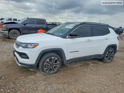 3C4NJDCB7NT159535 — 2022 Jeep Compass, Задняя часть, фото до ремонта