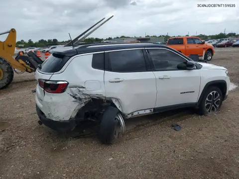 2022 Jeep Compass Altitude Fwd VIN 3C4NJDCB7NT159535 фото 3
