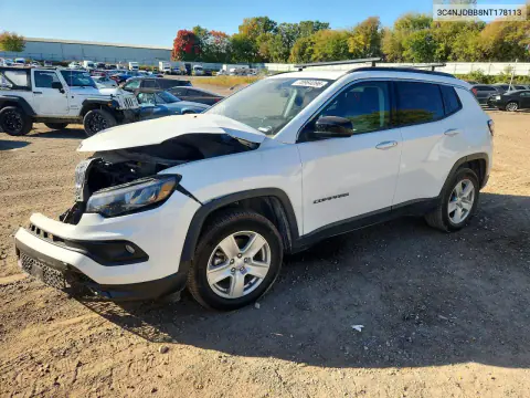 2022 Jeep Compass Latitude VIN 3C4NJDBB8NT178113 фото 1