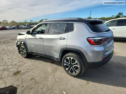 2022 Jeep Compass Limited VIN 3C4NJDCB5NT186619 фото 2