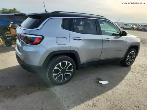 2022 Jeep Compass Limited VIN 3C4NJDCB5NT186619 фото 3