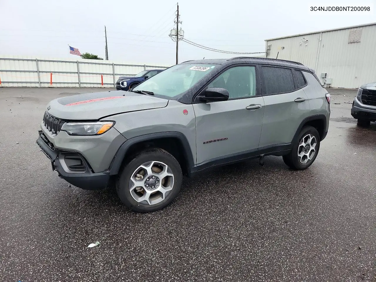 2022 Jeep Compass Trailhawk VIN 3C4NJDDB0NT200098 фото 1