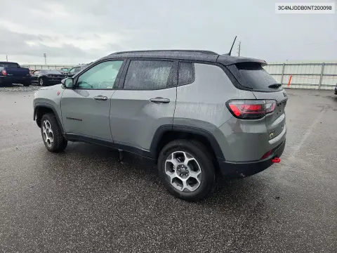 2022 Jeep Compass Trailhawk VIN 3C4NJDDB0NT200098 фото 2