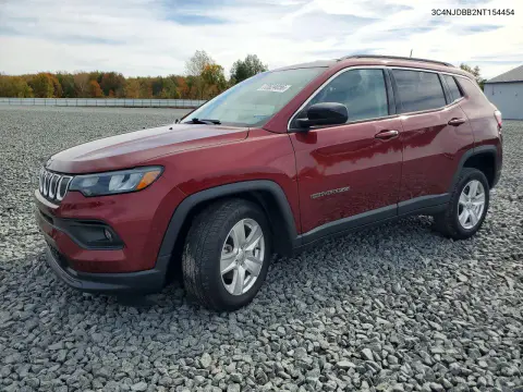 3C4NJDBB2NT154454 — 2022 Jeep Compass, Передняя часть, фото до ремонта