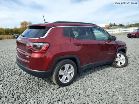 2022 Jeep Compass Latitude VIN 3C4NJDBB2NT154454 фото 3