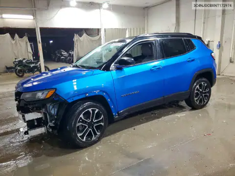 3C4NJDCBXNT172974 — 2022 Jeep Compass, Сторона, фото до ремонта