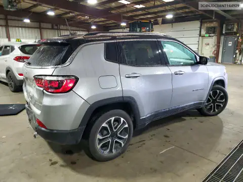 3C4NJDCB8NT144929 — 2022 Jeep Compass, фото 3 с аукциона Copart, Задняя часть