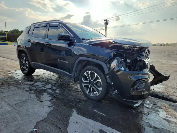 3C4NJDCN4PT508387 — 2023 Jeep Compass, фото 4 с аукциона Copart, Передняя часть
