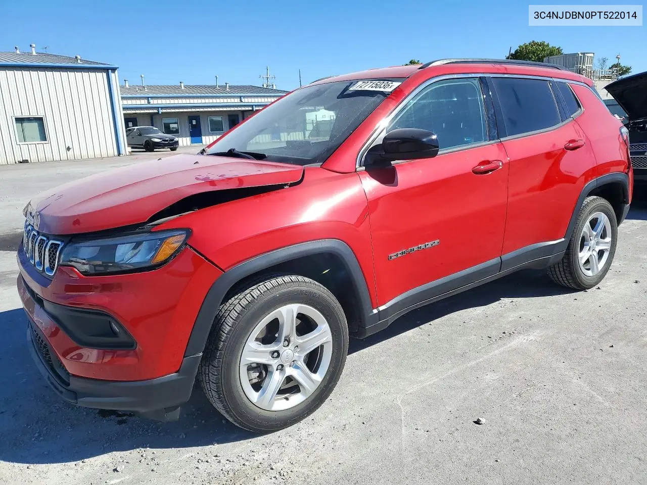 2023 Jeep Compass Latitude VIN 3C4NJDBN0PT522014 фото 1