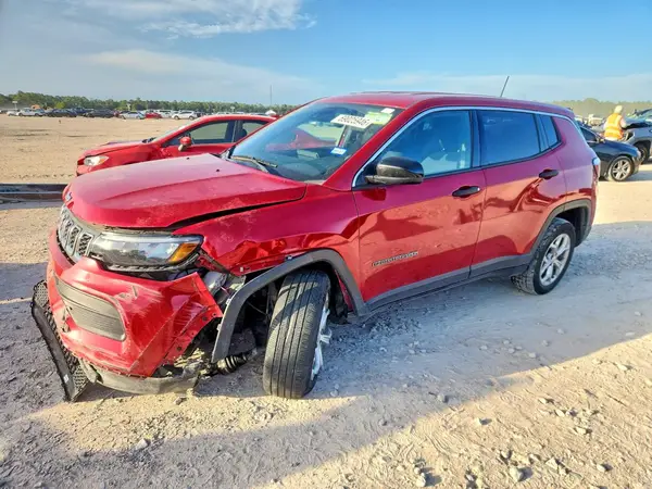 3C4NJDAN8RT173849 — 2024 Jeep Compass, Передняя часть (Front End), фото до ремонта