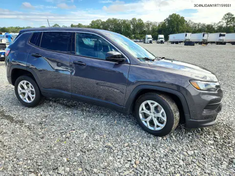 2024 Jeep Compass Sport VIN 3C4NJDAN1RT159551 фото 4