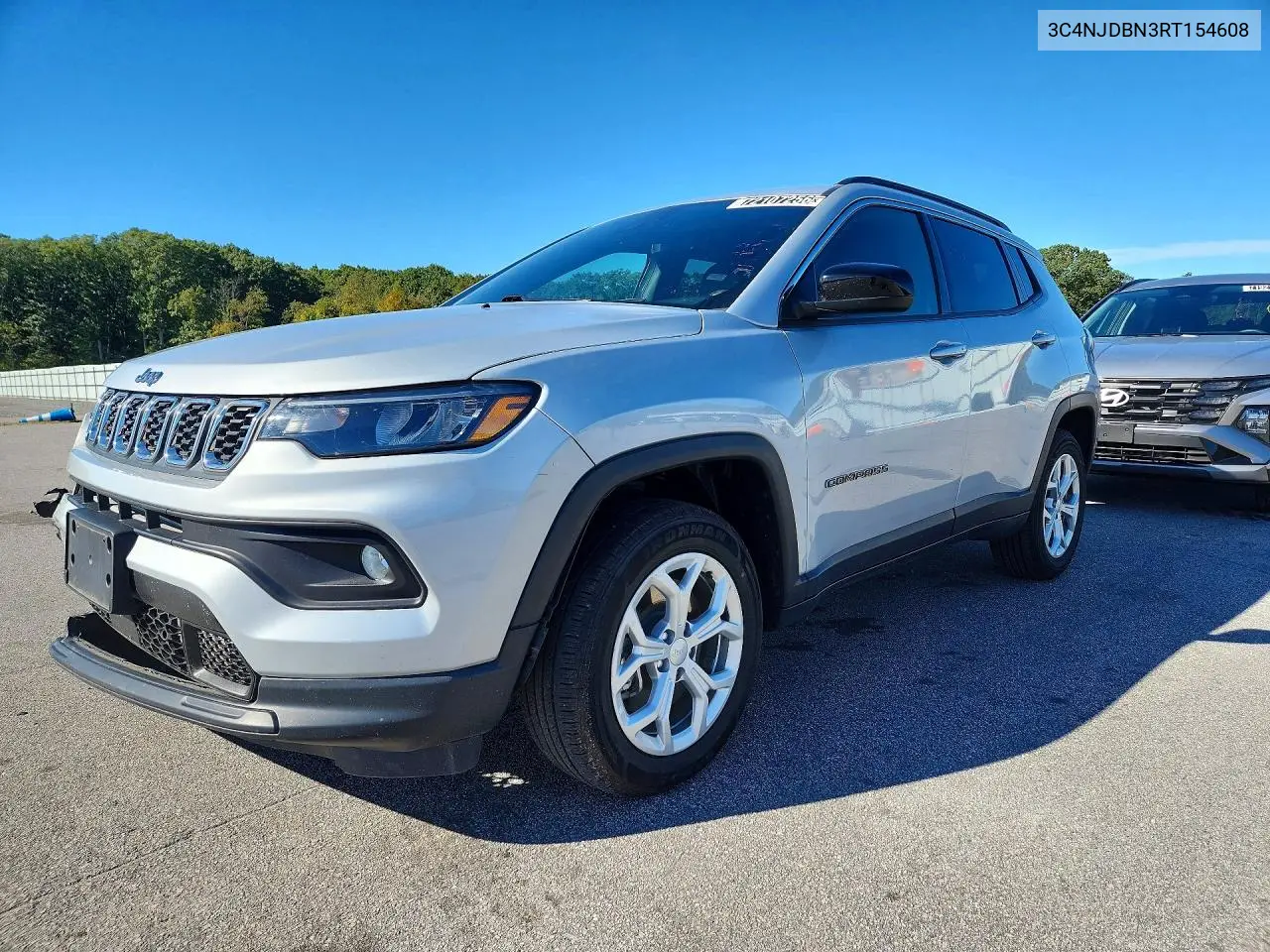 2024 Jeep Compass Latitude VIN 3C4NJDBN3RT154608 фото 1