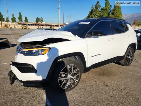 3C4NJDCN6RT168386 — 2024 Jeep Compass, Передняя часть, фото до ремонта