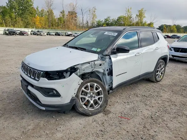 3C4NJDCN0ST513532 — 2025 Jeep Compass, Передняя часть (Front End), фото до ремонта
