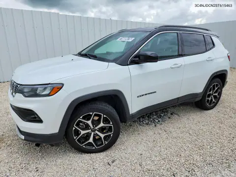 3C4NJDCN2ST615463 — 2025 Jeep Compass, Передняя часть, фото до ремонта