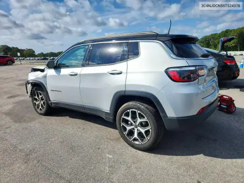 3C4NJDCN5ST524378 — 2025 Jeep Compass, фото 2 с аукциона Copart 19.10.2026, Передняя часть