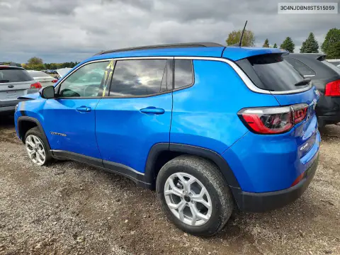 3C4NJDBN8ST515059 — 2025 Jeep Compass, фото 2 с аукциона Copart, Передняя часть