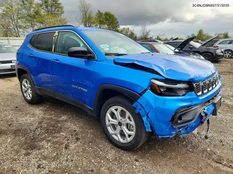 3C4NJDBN8ST515059 — 2025 Jeep Compass, фото 4 с аукциона Copart, Передняя часть
