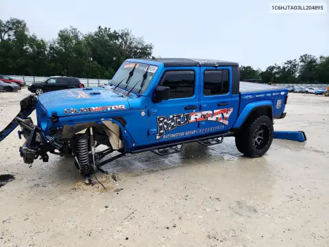 1C6HJTAG3LL204895 — 2020 Jeep Gladiator, Сторона, фото до ремонта