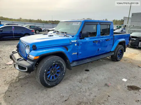 2020 Jeep Gladiator Overland VIN 1C6HJTFG7LL191139 фото 1
