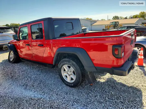 2020 Jeep Gladiator Sport VIN 1C6HJTAG4LL142648 фото 2