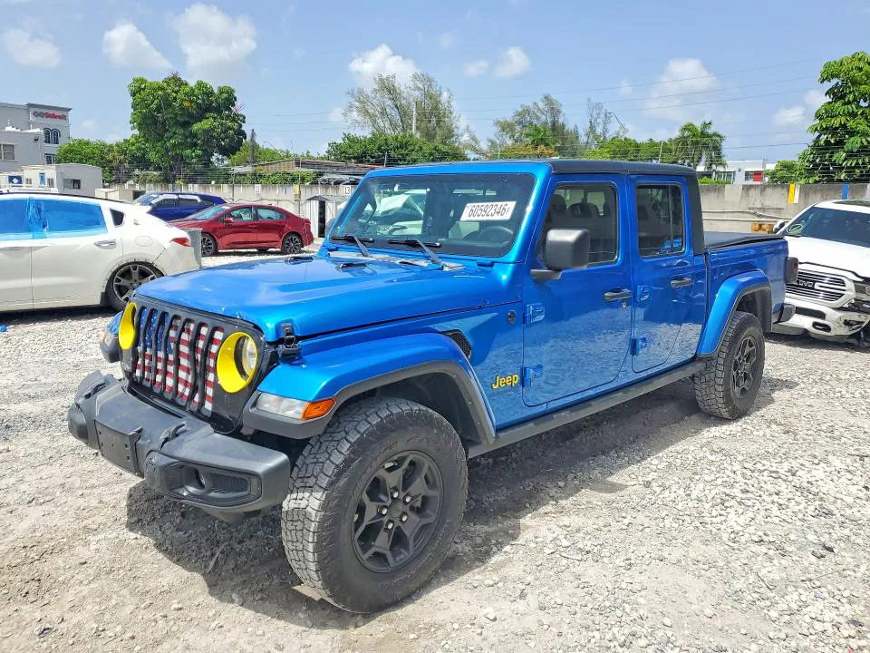 2021 JEEP GLADIATOR VIN 1C6HJTAG2ML598827 фото 1