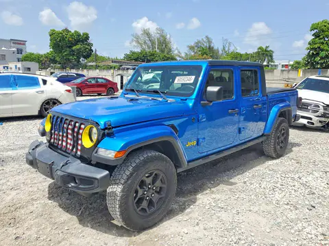 1C6HJTAG2ML598827 — 2021 Jeep Gladiator, Передняя часть (Front End), фото до ремонта