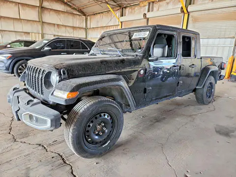 1C6HJTAGXML504581 — 2021 Jeep Gladiator, Пожар двигателя (Burn - Engine), фото до ремонта