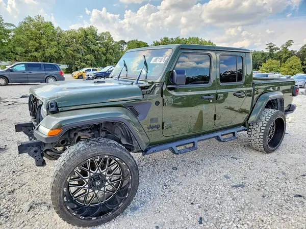 1C6HJTAGXML566403 — 2021 Jeep Gladiator, Передняя часть (Front End), фото до ремонта