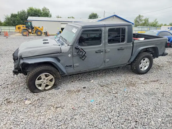 1C6HJTAG1ML522595 — 2021 Jeep Gladiator, Передняя часть (Front End), фото до ремонта