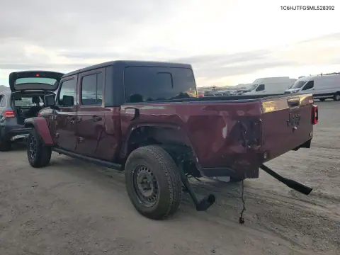 2021 Jeep Gladiator Overland VIN 1C6HJTFG5ML528392 фото 2