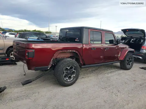2021 Jeep Gladiator Overland VIN 1C6HJTFG5ML528392 фото 3