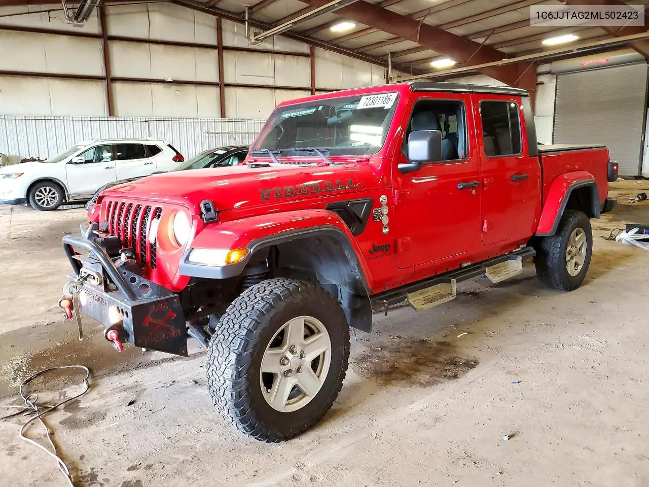 2021 Jeep Gladiator Sport VIN 1C6JJTAG2ML502423 фото 1