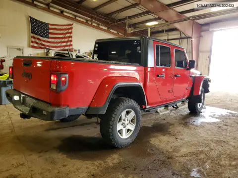 2021 Jeep Gladiator Sport VIN 1C6JJTAG2ML502423 фото 3