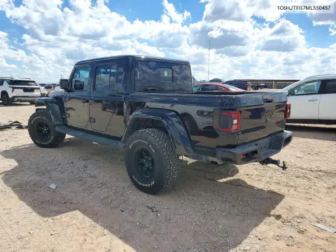 2021 Jeep Gladiator Overland VIN 1C6HJTFG7ML550457 фото 2