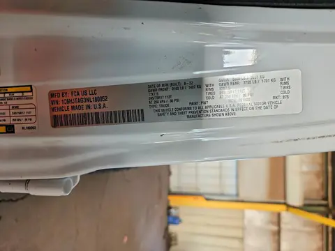 1C6HJTAG3NL180052 — 2022 Jeep Gladiator, Механические повреждения (Mechanical), фото до ремонта
