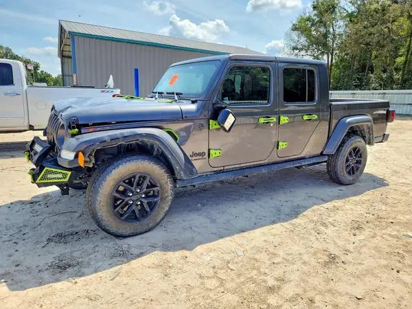 1C6HJTAGXNL130099 — 2022 Jeep Gladiator, Передняя часть (Front End), фото до ремонта