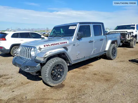 1C6HJTAG3NL159038 — 2022 Jeep Gladiator, Вандализм, фото до ремонта