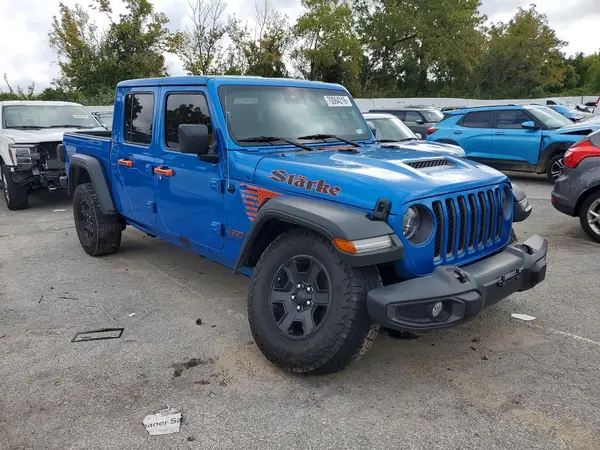 1C6JJTEG8NL104144 — 2022 Jeep Gladiator, фото 4 с аукциона Copart, Передняя часть