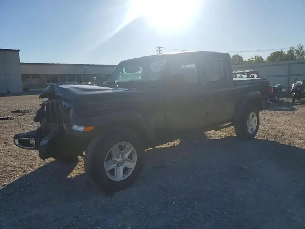 1C6HJTAG4NL112701 — 2022 Jeep Gladiator, Передняя часть (Front End), фото до ремонта