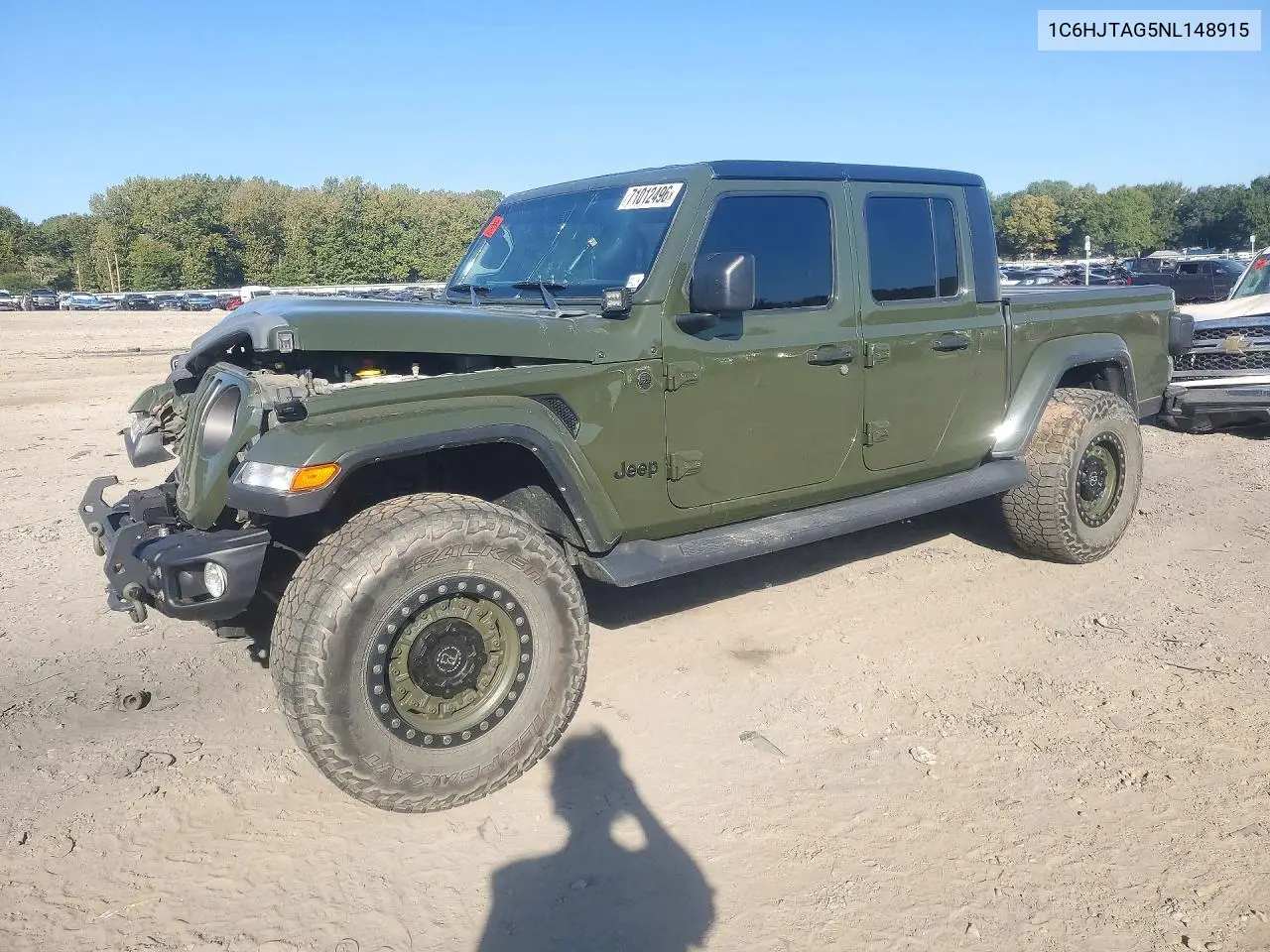 2022 Jeep Gladiator Sport VIN 1C6HJTAG5NL148915 фото 1