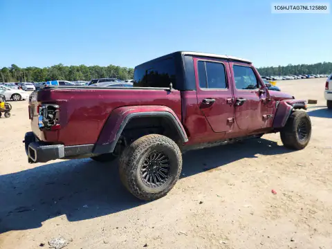 1C6HJTAG7NL125880 — 2022 Jeep Gladiator, фото 3 с аукциона Copart, Передняя часть
