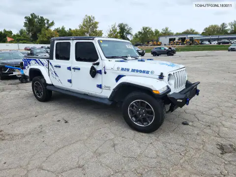 1C6HJTFG3NL183011 — 2022 Jeep Gladiator, фото 4 с аукциона Copart, Переворот