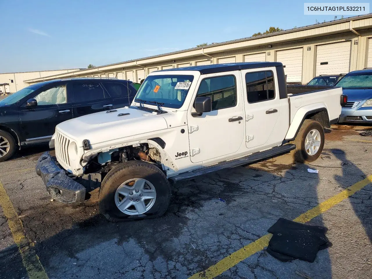 2023 Jeep Gladiator Sport VIN 1C6HJTAG1PL532211 фото 1