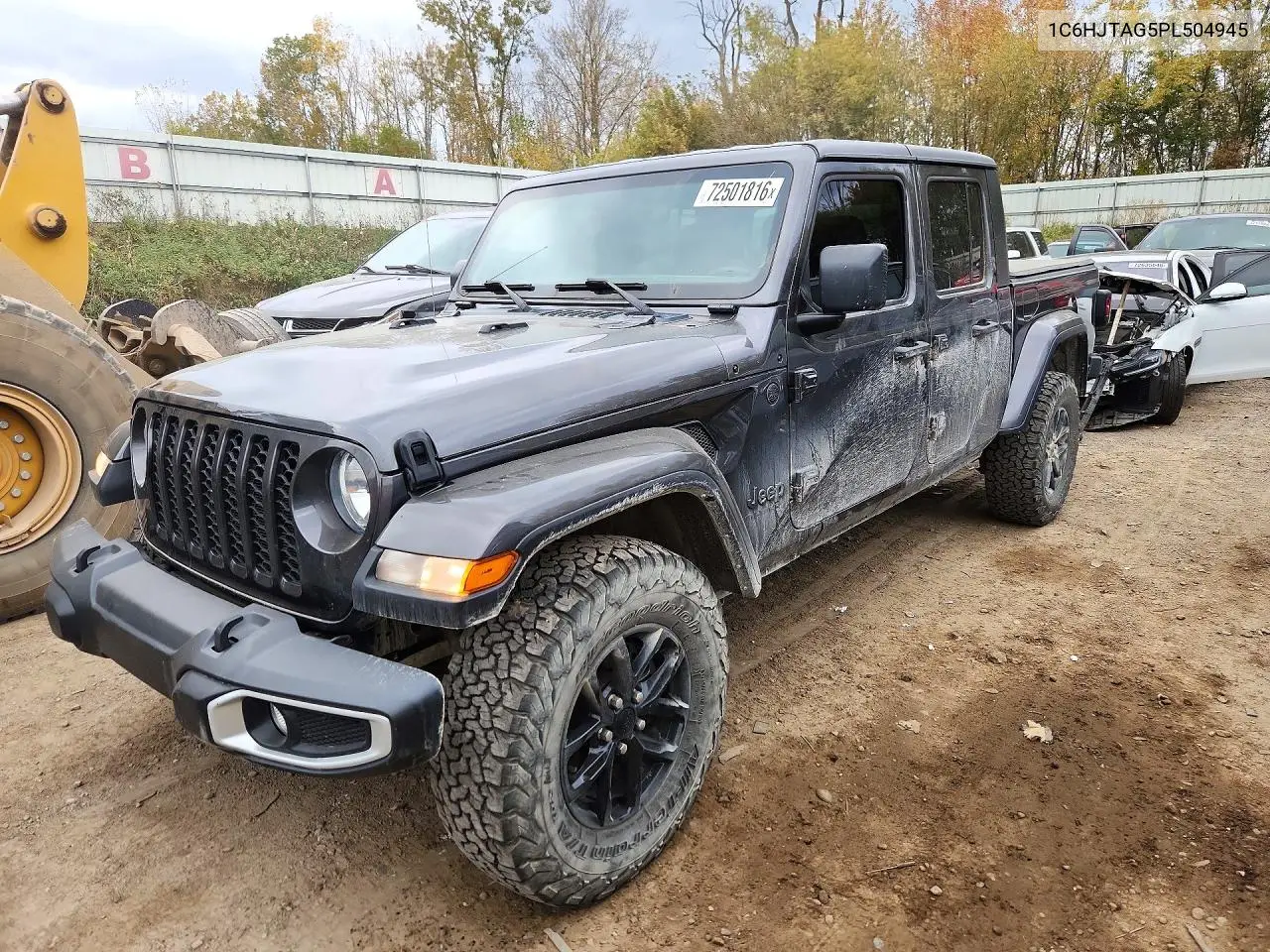 1C6HJTAG5PL504945 Jeep Gladiator 2023 — повреждение Задняя часть, фото до ремонта