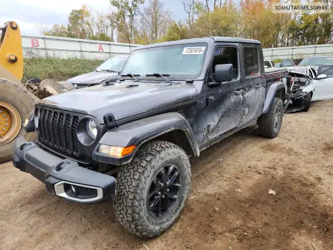 1C6HJTAG5PL504945 — 2023 Jeep Gladiator, Задняя часть, фото до ремонта