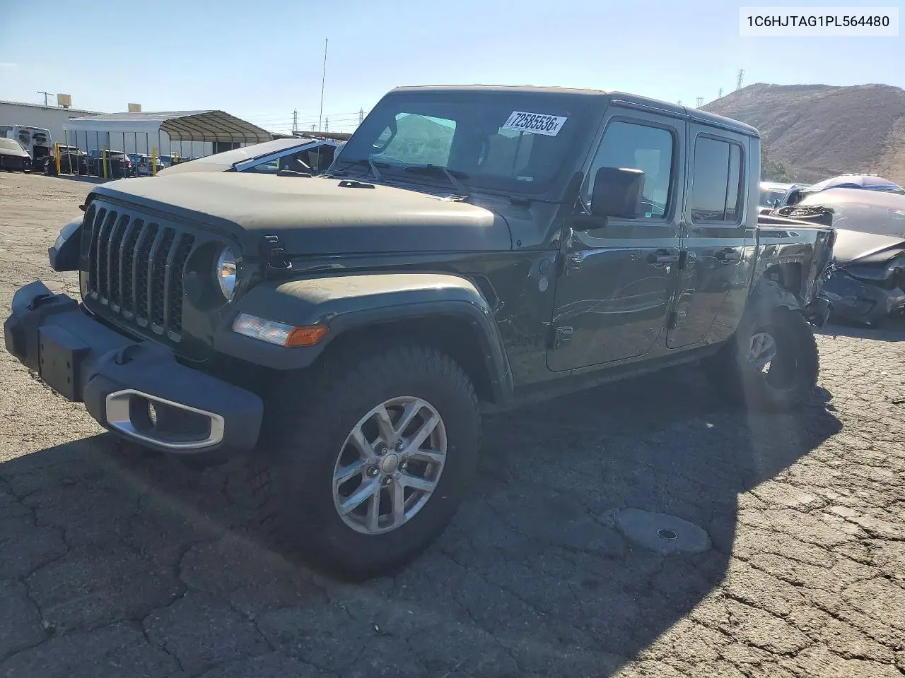 2023 Jeep Gladiator Sport VIN 1C6HJTAG1PL564480 фото 1