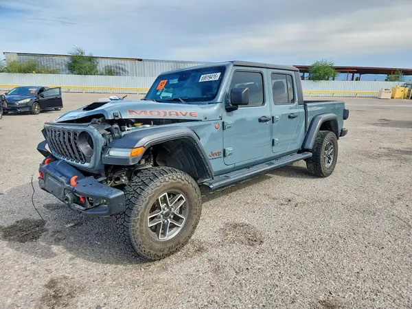 1C6JJTEG8RL126697 — 2024 Jeep Gladiator, Передняя часть (Front End), фото до ремонта