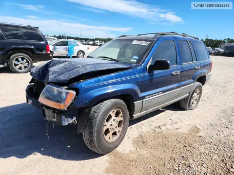 2001 Jeep Grand Cherokee Laredo VIN 1J4GX48S51C628833 фото 1